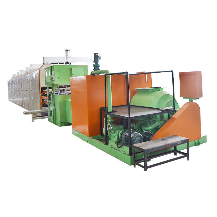 700-5000pcs در هر ساعت دستگاه شکل دادن سینی تخم مرغ کاغذی با خشک کن کمربند ناقل آجر