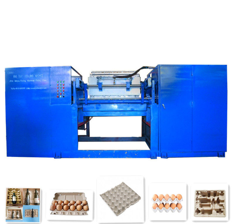 طراحی سفارشی ماشین ظرف تخم مرغ چرخشی برای قالب دادن کاغذ ضایعات 150-450kg / h