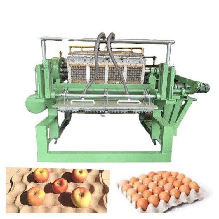 طراحی سفارشی ماشین ظرف تخم مرغ چرخشی برای قالب دادن کاغذ ضایعات 150-450kg / h