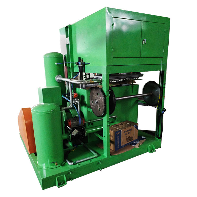 دستگاه سینی تخم مرغ کاغذی کوچک 35 کیلوواتی 700 عدد در ساعت برای خط تولید PLC کنترل شده در آفتاب خشک کردن