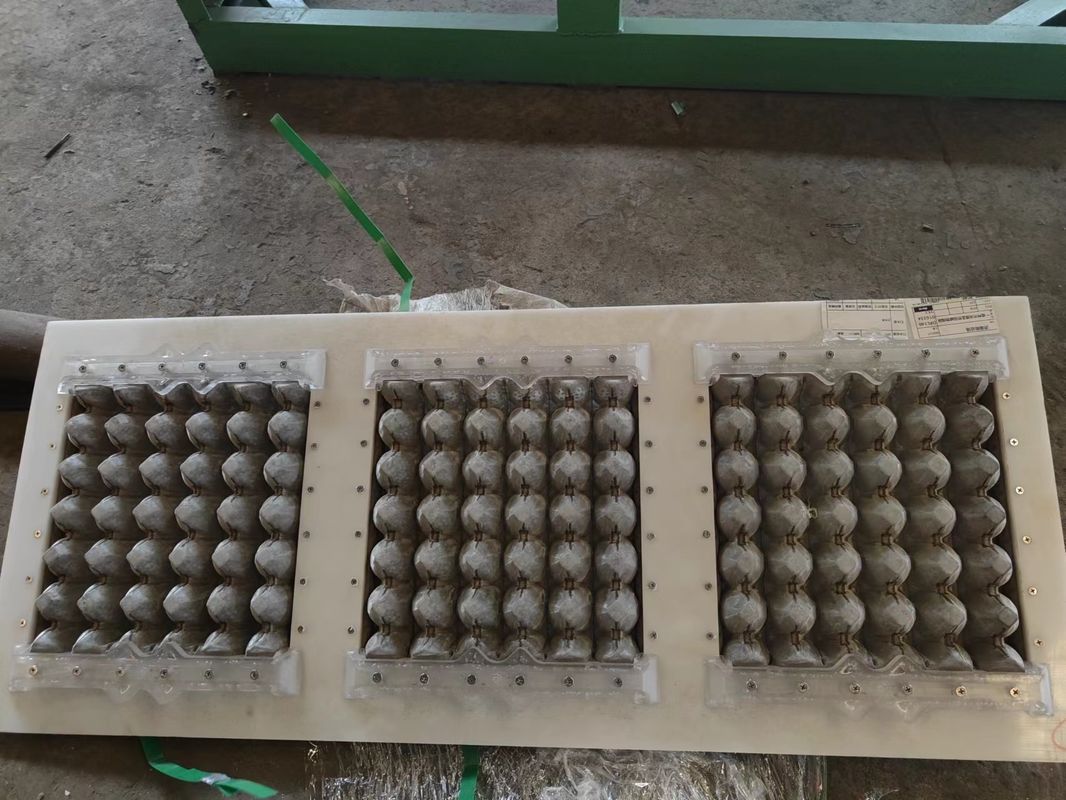 ماشین جعبه تخم مرغ کاغذی نیمه اتوماتیک 1000pcs / h خط تولید کارتن تخم مرغ اتوماتیک