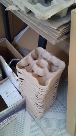 خط تولید سینی تخم مرغ کاغذی نوع چرخشی ظرفیت بزرگ 1500-5000 عدد در ساعت