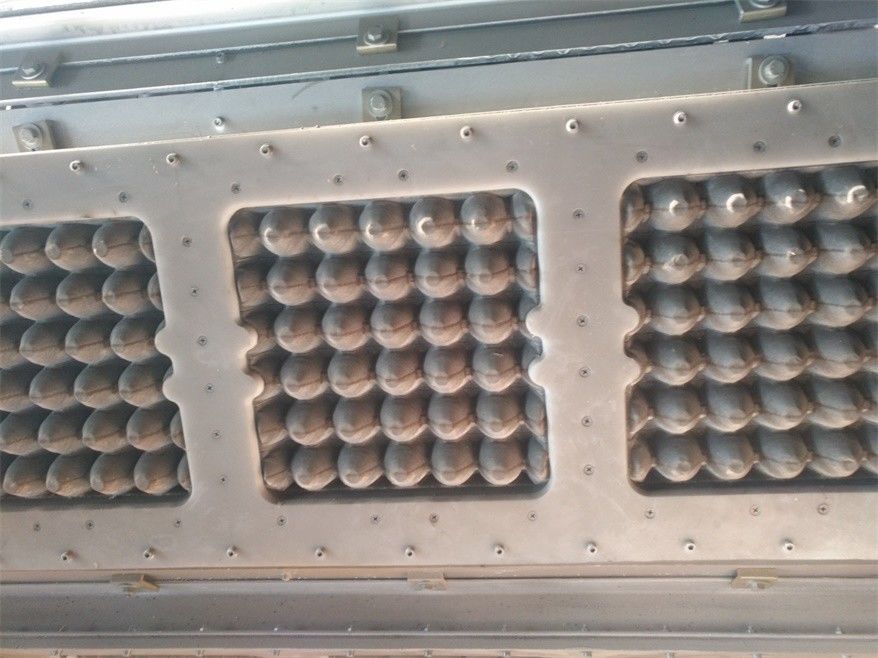 ماشین ساخت سینی تخم مرغ ، ماشین ساخت سینی میوه تولید بزرگ 2500-3000pcs / h 4 * 4 قالب کنترل شده توسط PLC