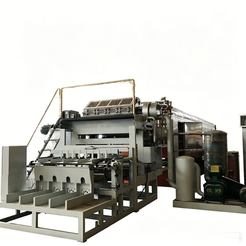 دستگاه سینی تخم مرغ چرخشی WANYOU WY-F2 با ظرفیت 2500-3000 عدد در ساعت با استفاده از خمیر کاغذ بازیافتی و کنترل خودکار PLC