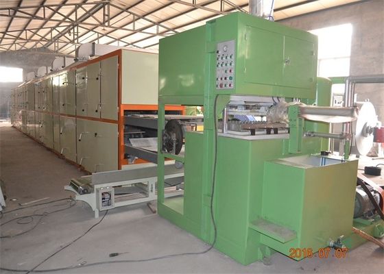 700pcs/hr دستگاه قالب دهی کاغذ پالس نوع متقابل برای سینی تخم مرغ / سینی میوه